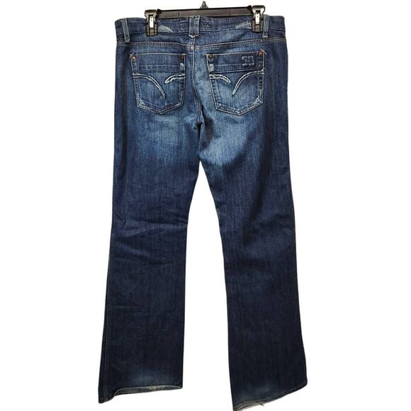 Joe’s Jeans Women’s 31 Bootcut Dark Wash Stretch Denim USA Made Mid Rise - Picture 2 of 9